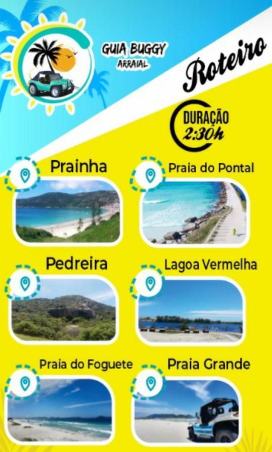 Serra Mar Suites,Lofts, E Casas A 300 Metros Das Praias Arraial do Cabo Exteriör bild